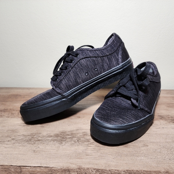 VANS UltraCush HD Pro Mens Black Canvas Lace Up Skateboard Shoes Sneakers Sz 6.5 - Picture 1 of 11